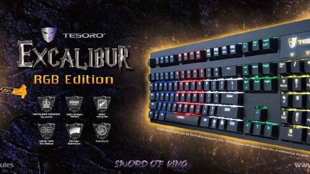 Tesoro presenta la nuova tastiera Excalibur RGB Pro