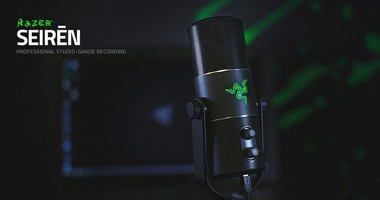 Razer  annuncia il microfono professionale Seiren