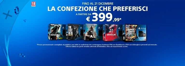 I Bundle di PS4 al prezzo della console Base