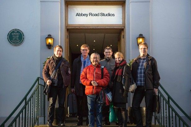 Nobuo Ueomatsu registra agli Studios di Abbey Road