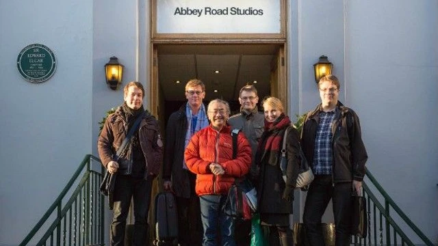 Nobuo Ueomatsu registra agli Studios di Abbey Road