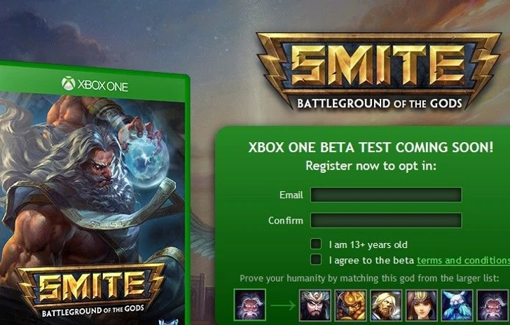 Smite apre le iscrizioni per la Beta Xbox One