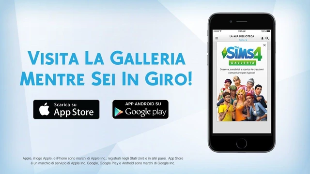 Disponibile l'app per la galleria di The Sims 4