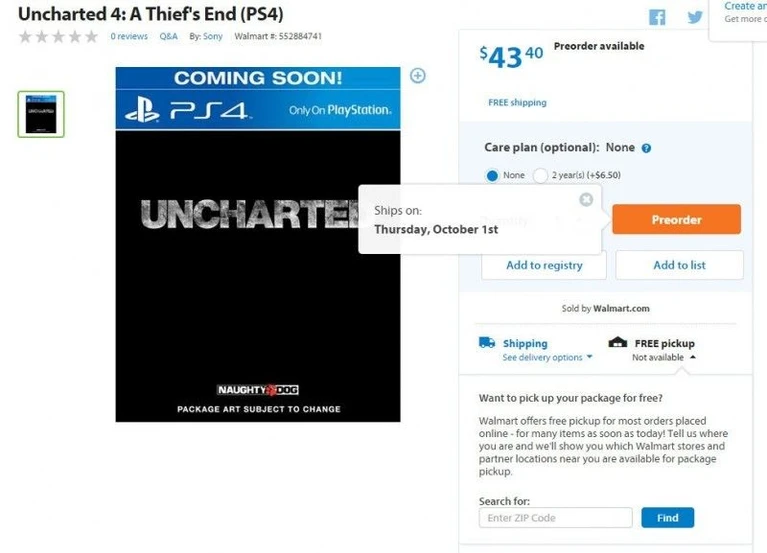 rumors Svelata la data di uscita di Uncharted 4