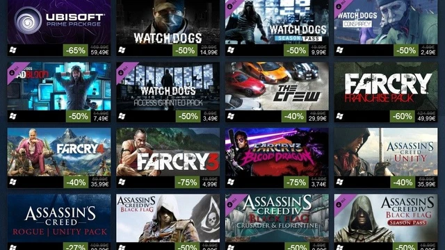 Sconti a marchio Ubisoft su Steam