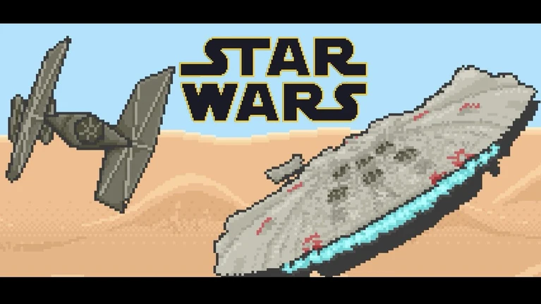 Il trailer di Star Wars VIII rifatto in 16 bit