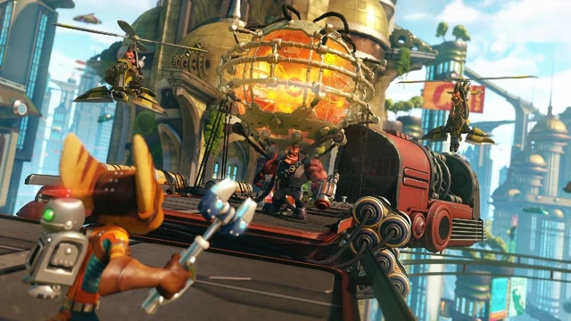 Il Gameplay di Ratchet & Clank (PS4) scivola già in rete