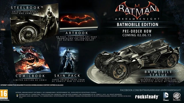 La Batmobile Edition di Batman: Arkham Knight è stata cancellata