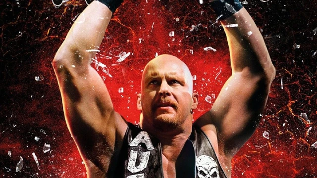 Stone Cold Steve Austin sulla copertina di WWE 2K16