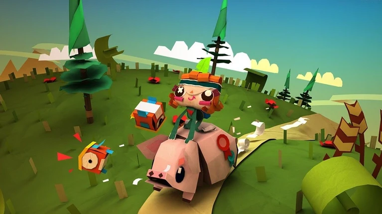 Tearaway si mostra giocato su Playstation 4