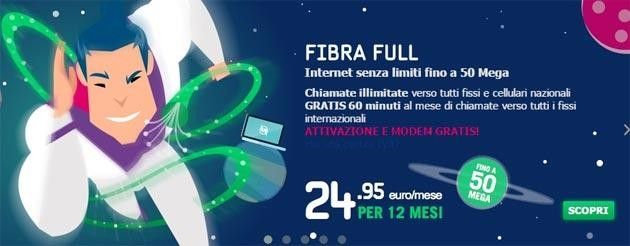 La nuova offerta Tiscali corre a 50 Mega