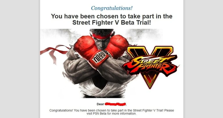 Al via la Beta di Street Fighter V