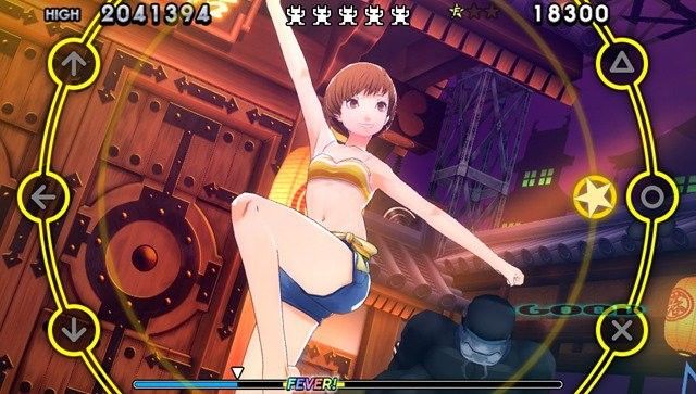 Chie si scatena in Persona 4 Dancing All Night