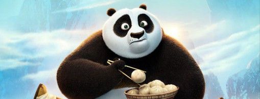 Po si allena e mangia in un nuovo poster di Kung Fu Panda 3! Ma chi c'è con lui?