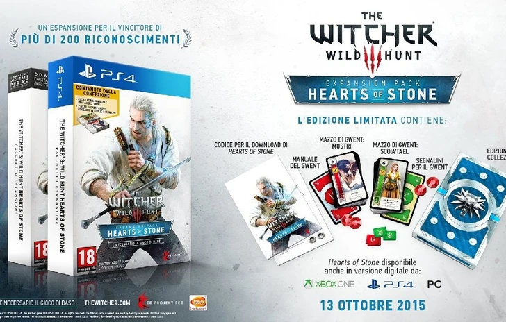 The Witcher 3 Hearts of Stone ha una data