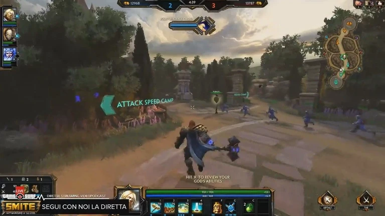 Ecco la replica del Gameplay di Smite