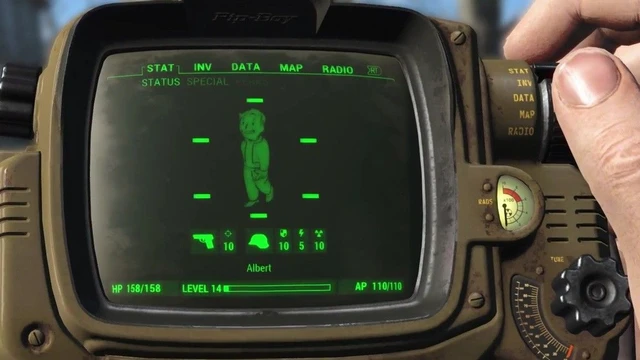 La gestione del personaggio in Fallout 4