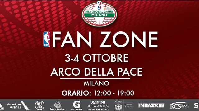 NBA 2K16 all' NBA Global Games Milano