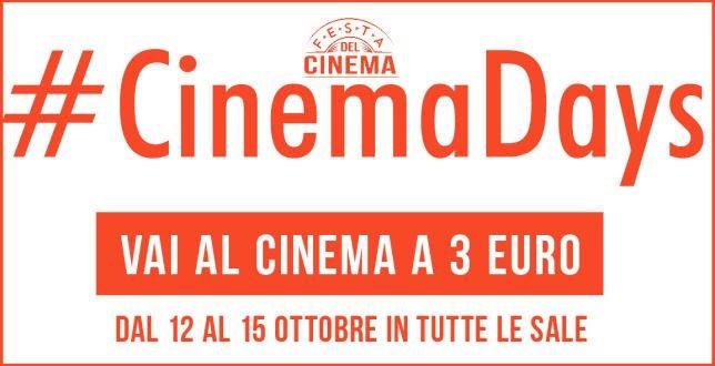 CinemaDays Ecco i film che potete trovare al cinema durante levento