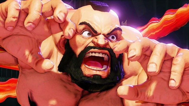 Zangief combatte su Street Fighter V