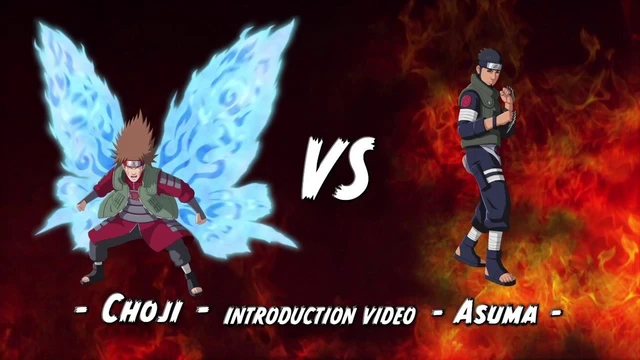 Choji vs Asuma