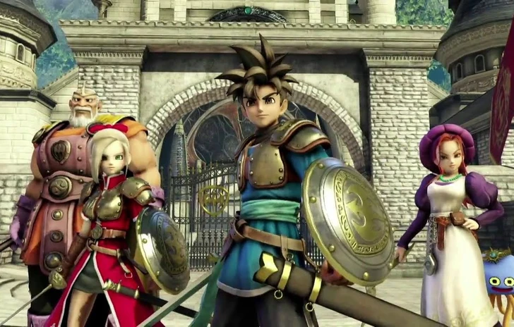 Uninfografica dedicata allevoluzione dei mostri in Dragon Quest Heroes