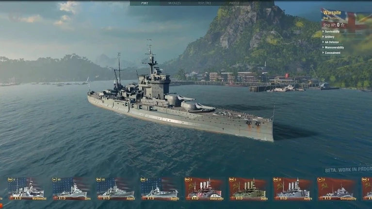 Ecco le navi Premium di World of Warships