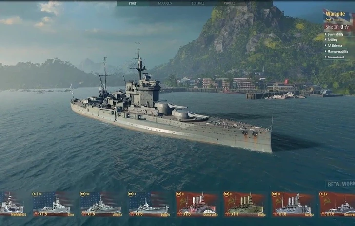 Ecco le navi Premium di World of Warships