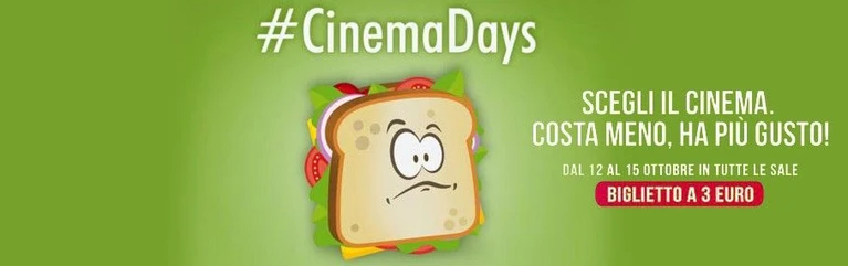 I CinemaDays sono stati un successone Quasi 2 milioni di spettatori in 4 giorni