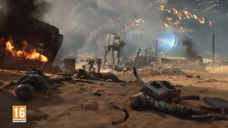 Star Wars Battlefront Teaser Trailer per la battaglia di Jakku