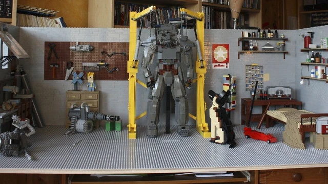 Un diorama di Fallout 4 realizzato coi mattoncini LEGO