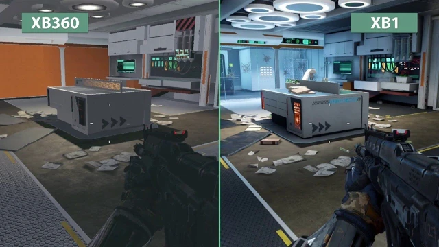 Graphic Comparison OLD gen / NEW gen per CoD:BO3