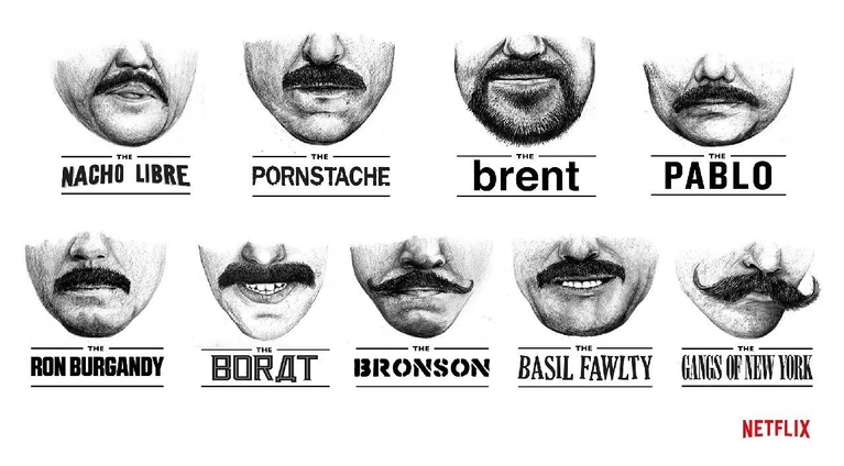 Netflix presenta la Cool Moustaches collection