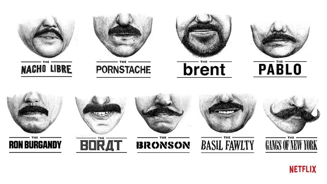 Netflix presenta la Cool Moustaches collection