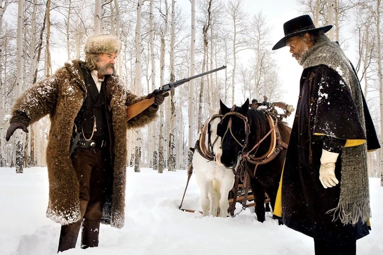 Tarantino ed il cast spiegano i vantaggi del 70mm per The Hateful Eight