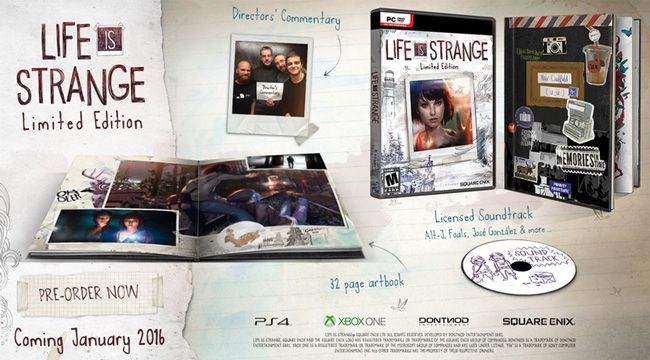 Dettagli e contenuti della limited edition di Life is Strange