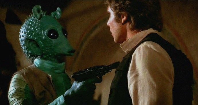 George Lucas conferma la sua versione della sparo tra Han Solo e Greedo