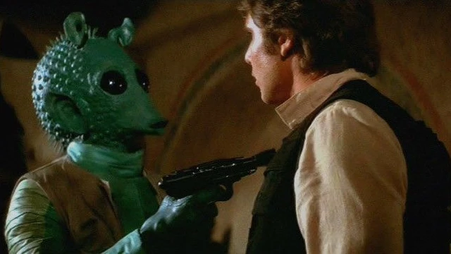 George Lucas conferma la sua versione della sparo tra Han Solo e Greedo
