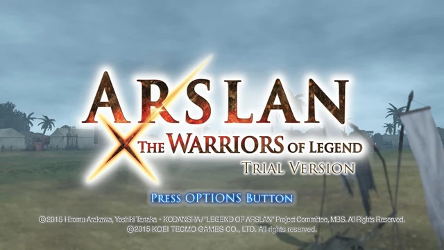 Arslan: The Warriors of Legend avrà una demo