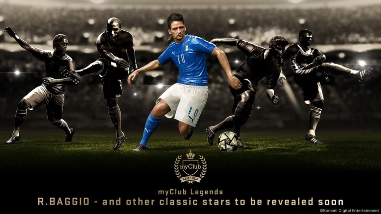 Roberto Baggio nel teaser di myClub Legends