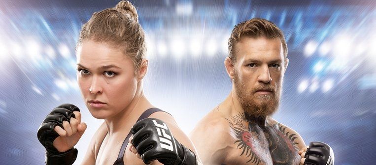 Conor McGregor al fianco di Ronda Rousey sulla cover di EA Sports UFC 2