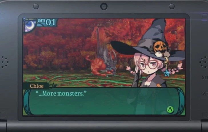 Etrian Odyssey 2 Untold the Fafnir Knight mostra Bertrand e Chloe