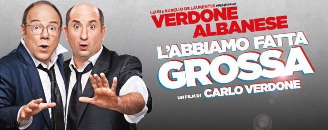 Da domani al cinema LAbbiamo Fatta Grossa con Carlo Verdone e Antonio Albanese Video dal set e interviste