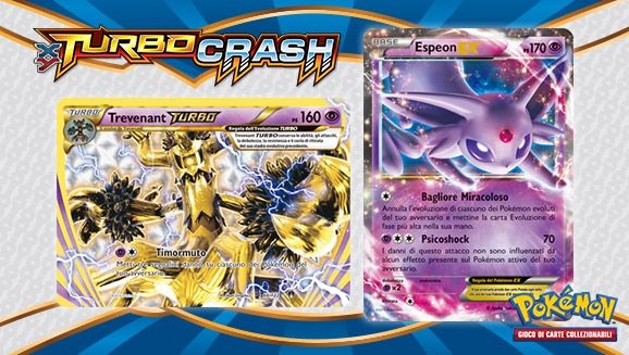 Disponibile l'espansione XY-Turbocrash per il gioco di carte collezionabili dei Pokémon