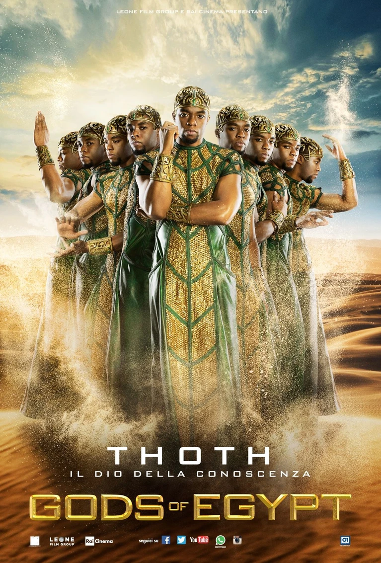 Character poster italiani per Gods of Egypt con Gerard Butler