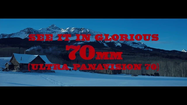 Gli studi di Cinecittà ospiteranno Hateful Eight in 70mm fino al 13 Marzo