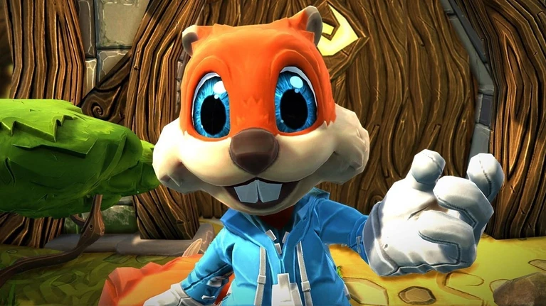 Conker si mostra in un video per Hololens