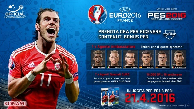 Gareth Bale sarà l'uomo copertina di UEFA EURO 2016