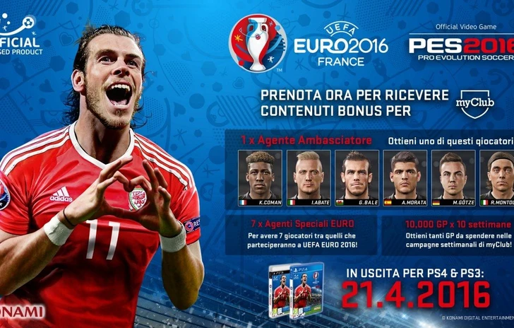 Gareth Bale sarà luomo copertina di UEFA EURO 2016