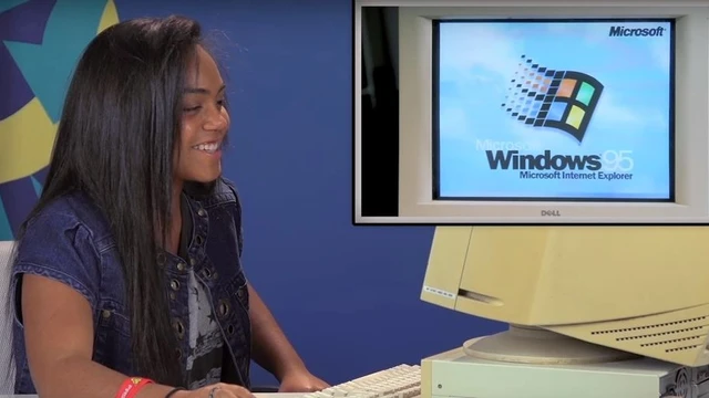 Le reazioni dei ragazzi di oggi di fronte a Windows 95!